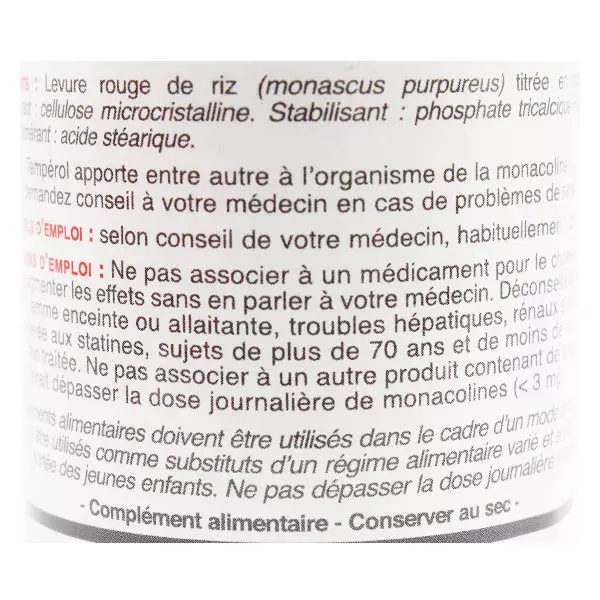 Monin Chanteaud Temperol 120 comprimés