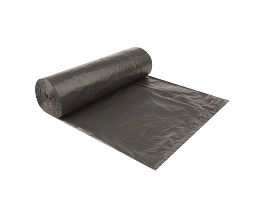 VIDAXL - Sacs poubelles avec cordons 250 pcs noir 60 l