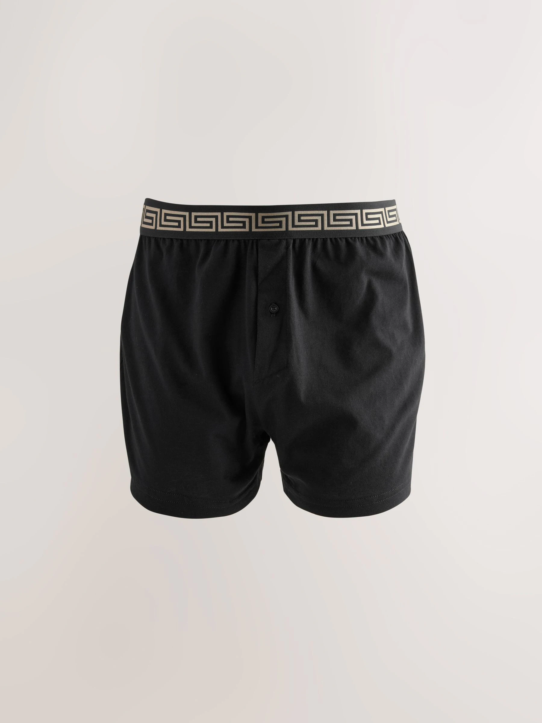 Zwart metallic tailleband - Verpakking van 5 - Ruimvallende Boxers