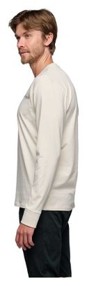 T-Shirt Manches Longues Black Diamond Heritage Wordmark Blanc
