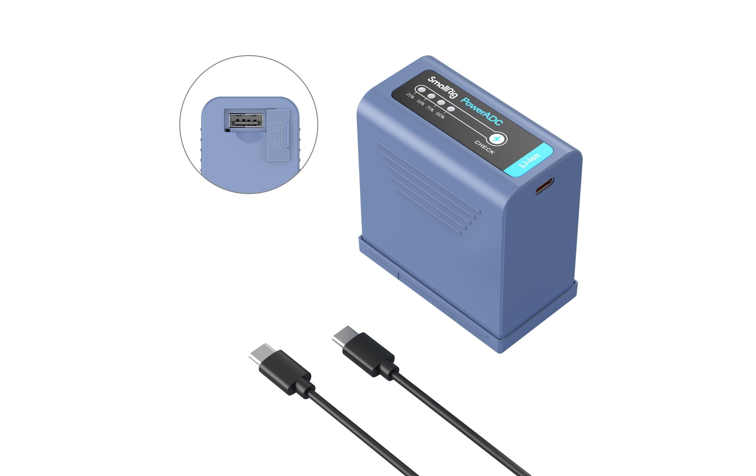 Digitalkamera-Akku NP-F970 USB-CUSB-C wiederaufladbarer Kamera-Akku