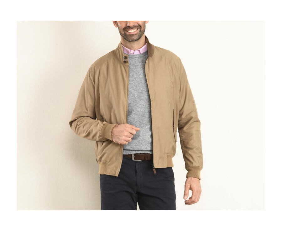 Blouson homme mi-saison Beige Foncé - ERLAND