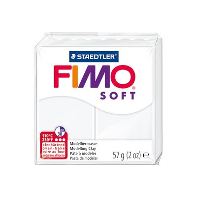 Pâte Fimo Soft - Blanc - 57G