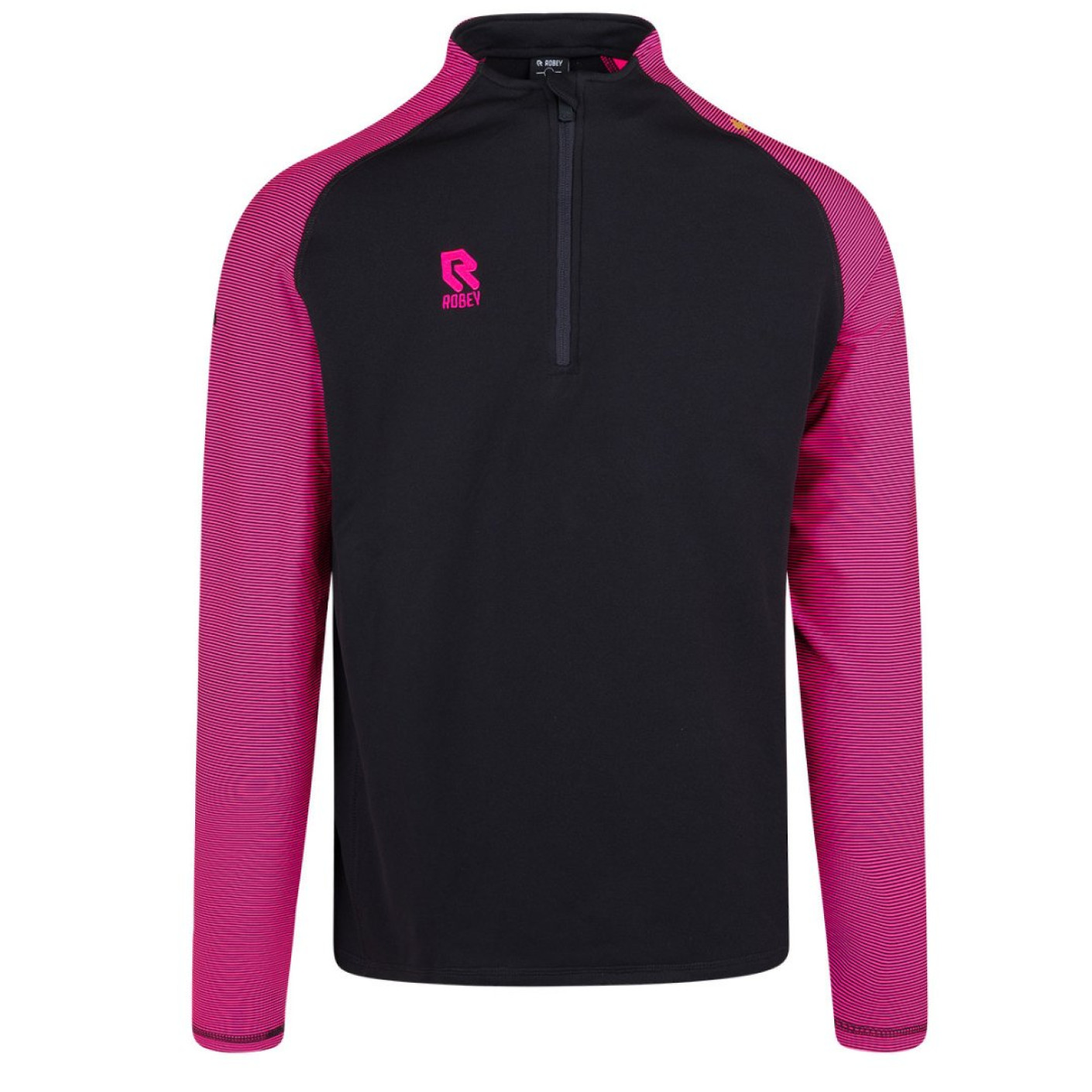 Robey Performance Trainingstrui 1/4-Zip Zwart Neon Roze
