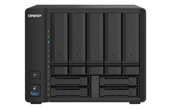 QNAP TS-932PX - NAS-server - 9 fag - SATA 6Gb/s - RAID 0, 1, 5, 6, 10, 50, JBOD, 5 hot reserve, 6 hot reserve, 60, 50 hot reserve, 10 hot reserve, 1 hot reserve, 60 hot reserve - RAM 4 GB - Gigabit Ethernet / 2,5 Gigabit Ethernet / 10 Gigabit Etherne
