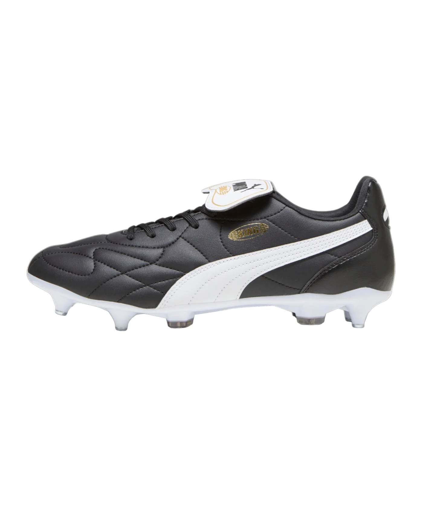 PUMA KING Top MxSG Schwarz Weiss Gold F01