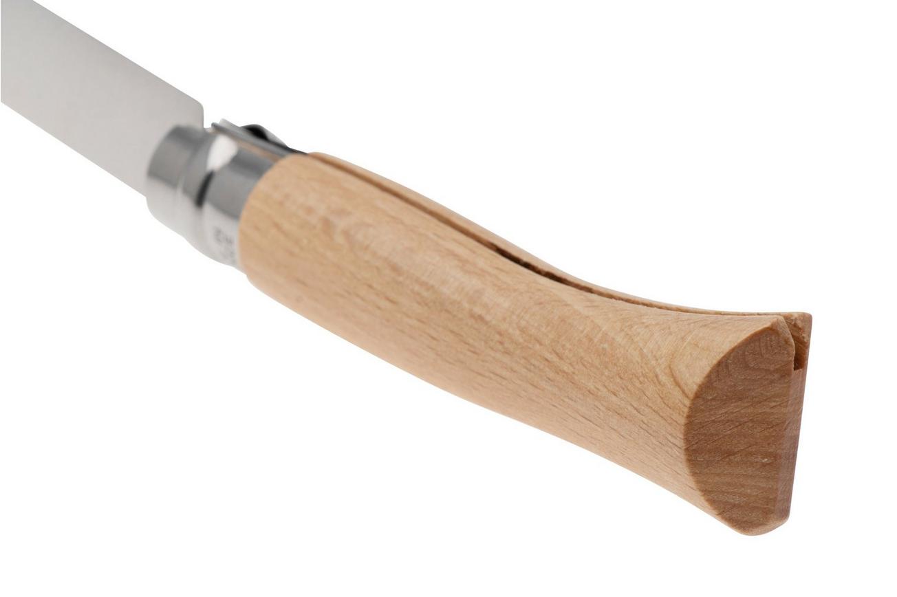 Opinel No. 07 My First Opinel 002400 Beech Wood, kinderzakmes met riemfoedraal