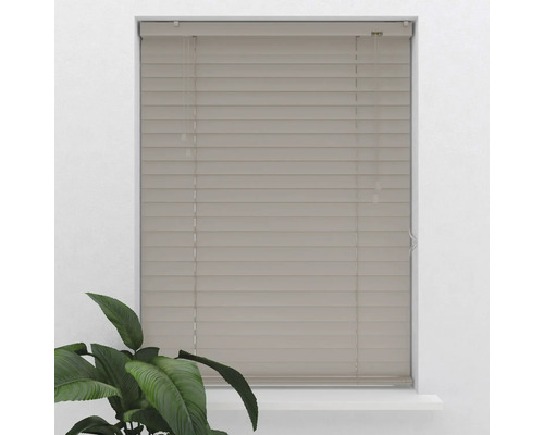 Soluna aluminium jaloezieën taupe 50 mm 120x180 cm