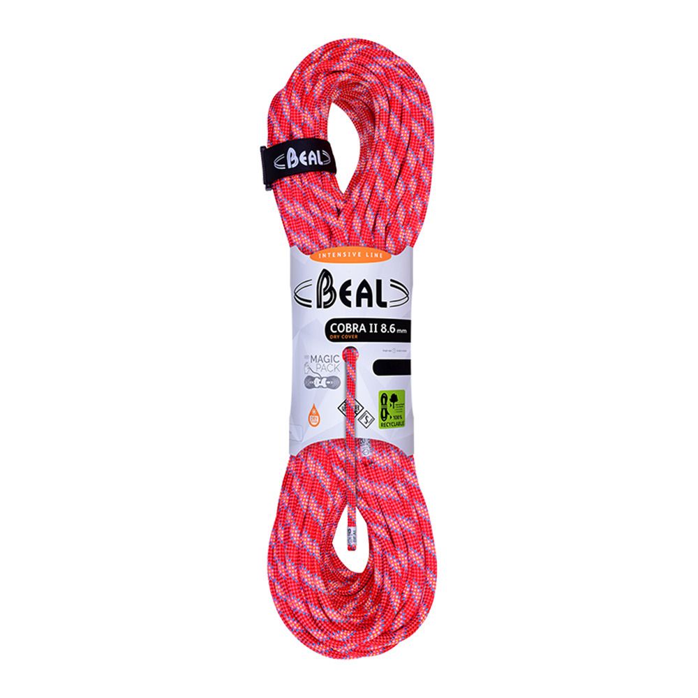 Beal COBRA II 8.6MM 2X50M DC - Corde À double bleu/orange