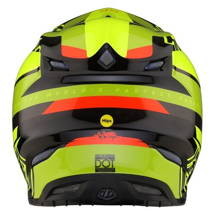 Casque cross TroyLee design SE5 ECE CARBON OMEGA MIPS 2023 - Noir / Jaune