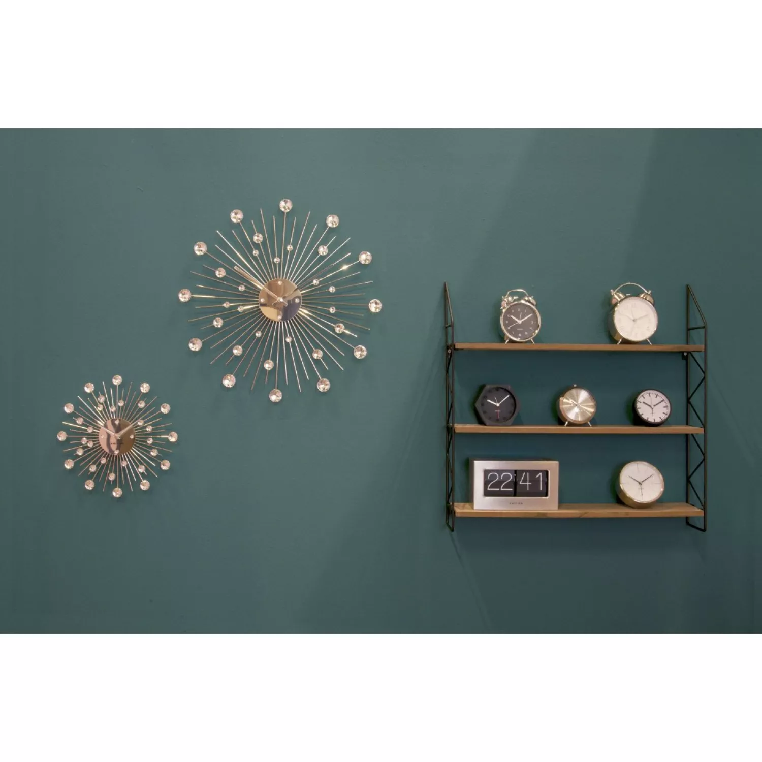 Karlsson Sunburst Crystal Vægur KA4860