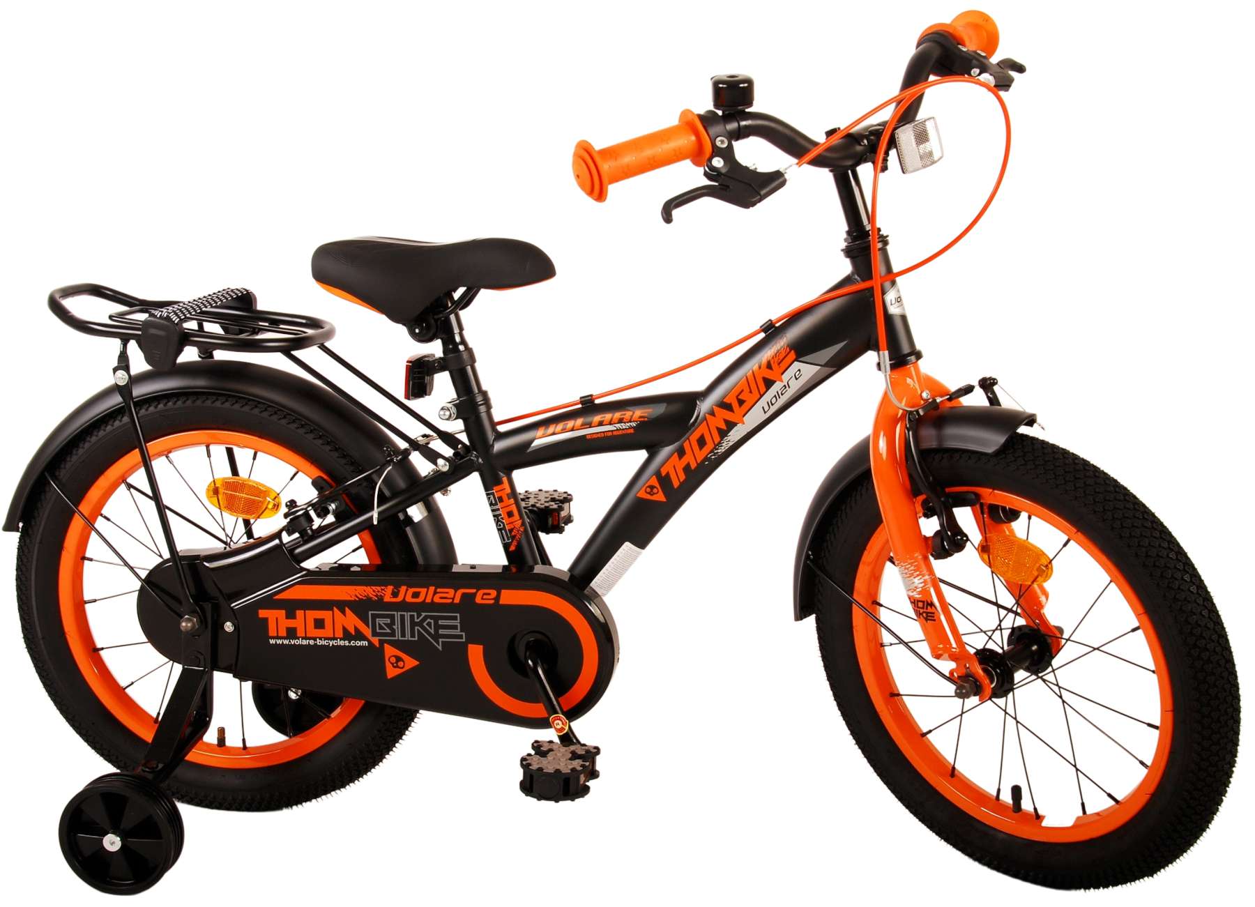 TPFSports Thombike Kinderfahrrad - Jungen - 16 Zoll - Rücktritt + Handbremse - Blau