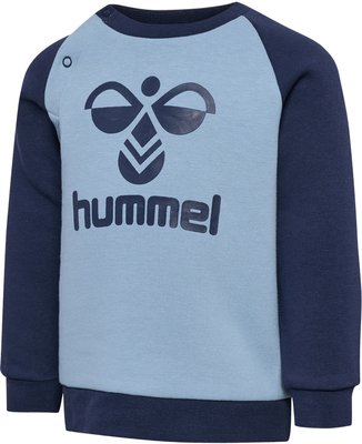 Hummel Humming Tracksuit, Black Iris/Faded Denim