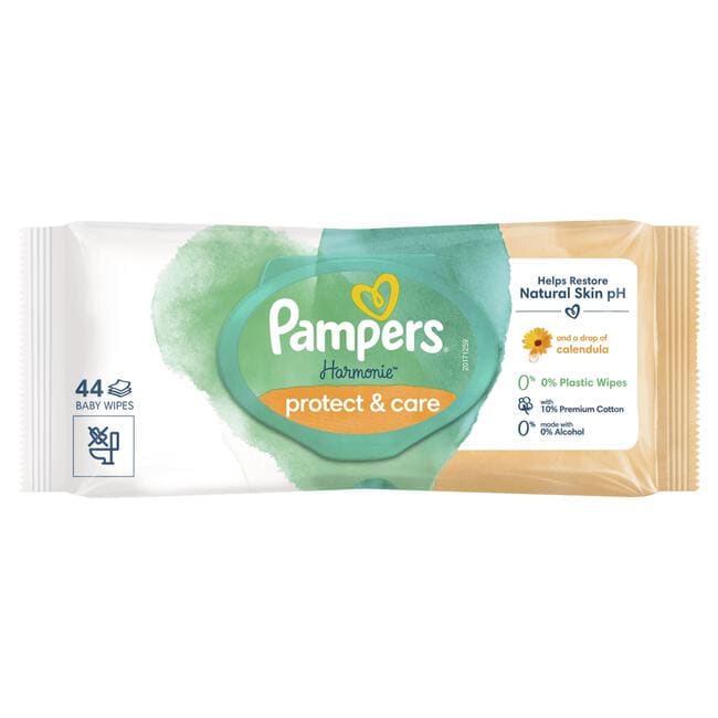 Pampers Harmonie Protect & Care Calendula Billendoekjes 24x44 Stuks