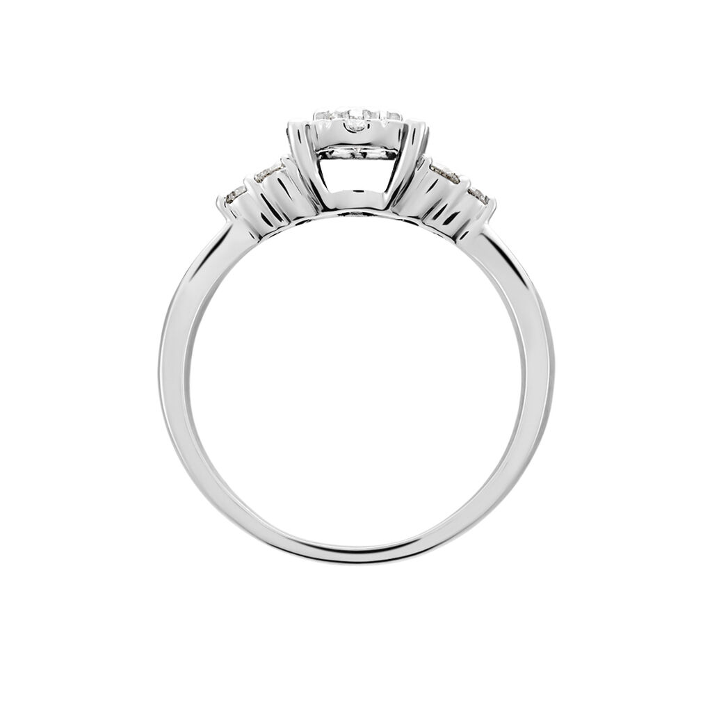 Bague Cierra Platine Blanc Diamant