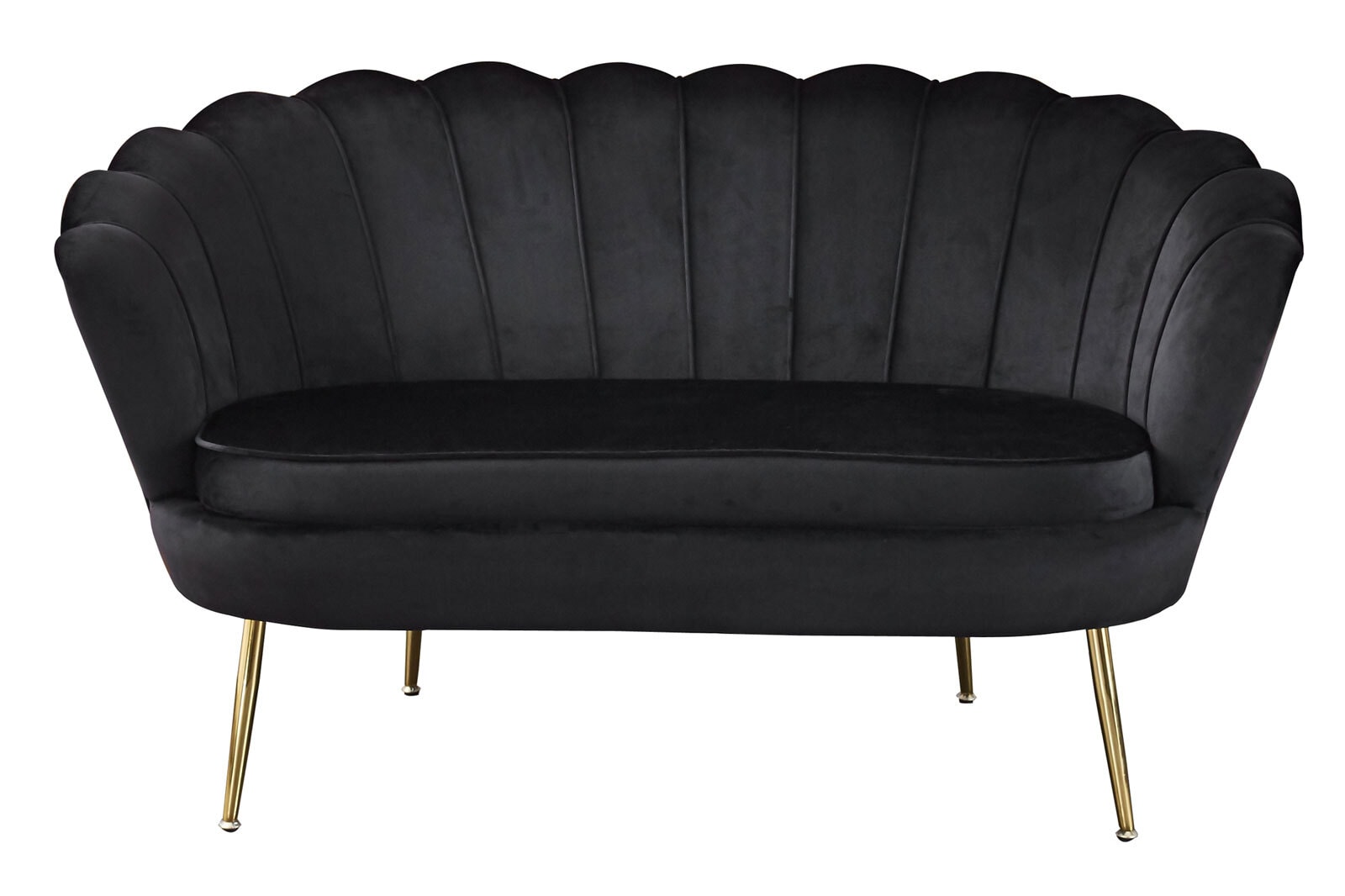 Sofa 2-Sitzer schwarz