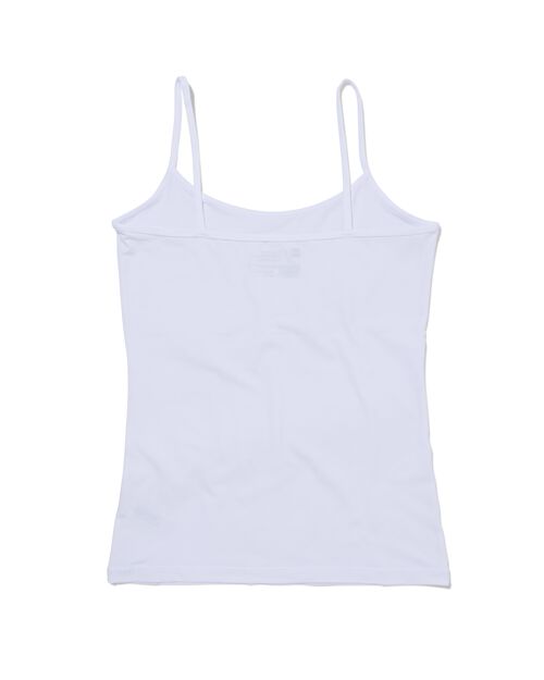 débardeur femme doux coton blanc