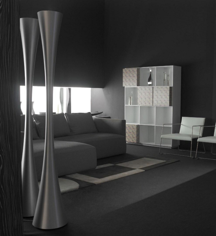 Martinelli Luce Biconica vloerlamp LED zwart