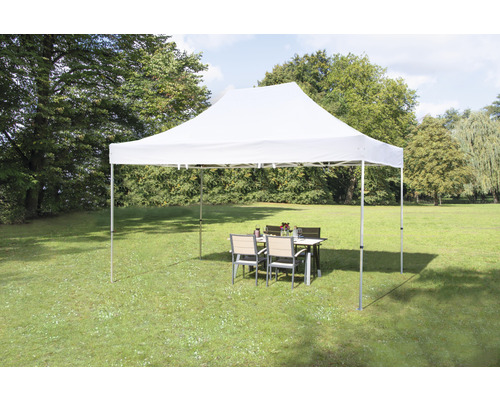 Paviljoen 3 x 4,5 m Polyester (PES) rechthoekig wit