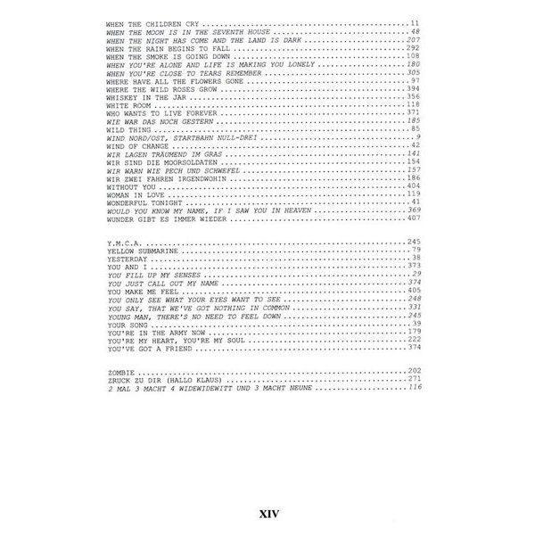 Edition Dux Das Ding 1 Kultliederbuch
