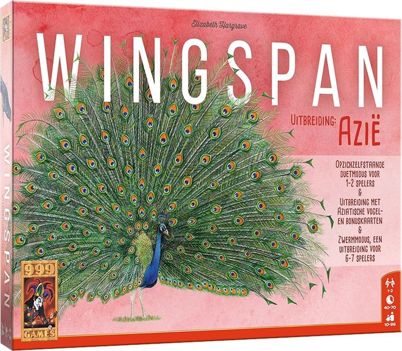 999 Games - Wingspan - Uitbreiding Azie - Bordspel - Gezelschapsspel