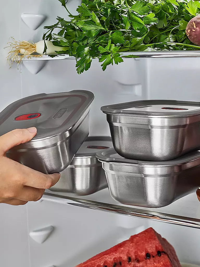 BLACK+BLUM Multifunktionsbox 1,2l Edelstahl silber