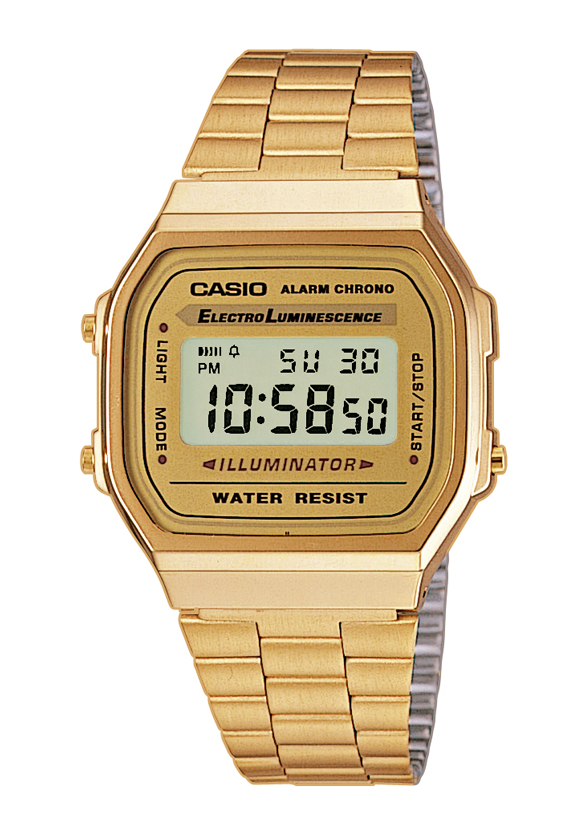 Casio Herrenuhr Gold A168WG-9EF