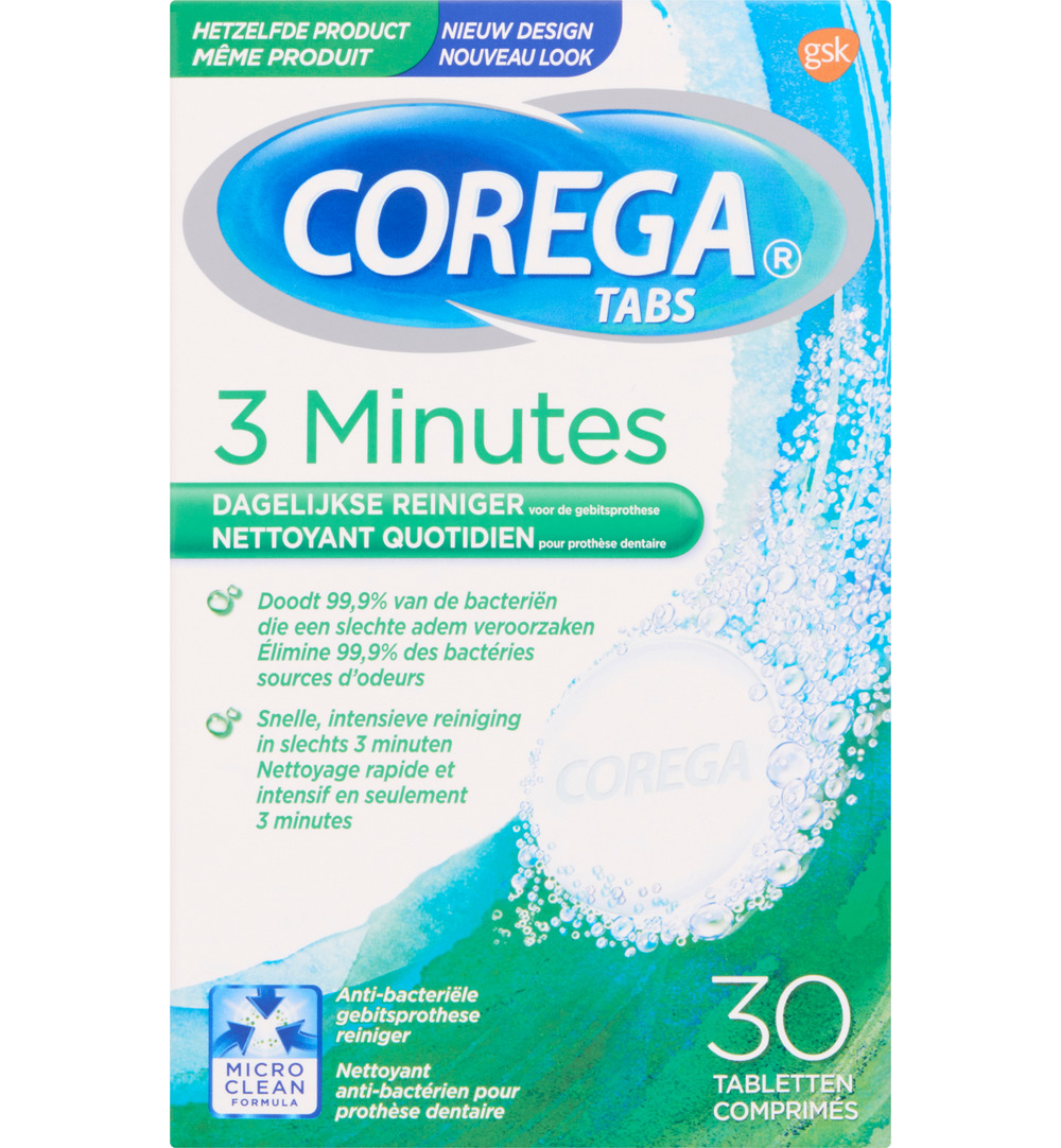 Coregatabletten 3 minuten (30 stuks)