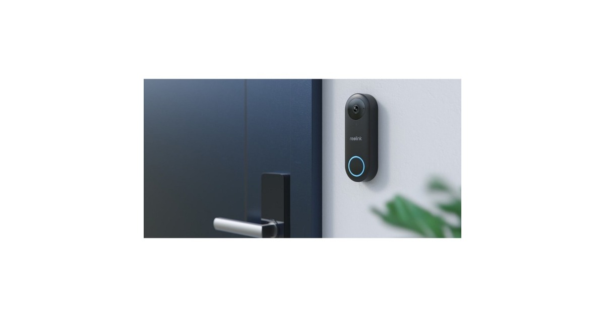ReolinkSmart 2K+ bedrade PoE videodeurbel met gong  (Zwart)