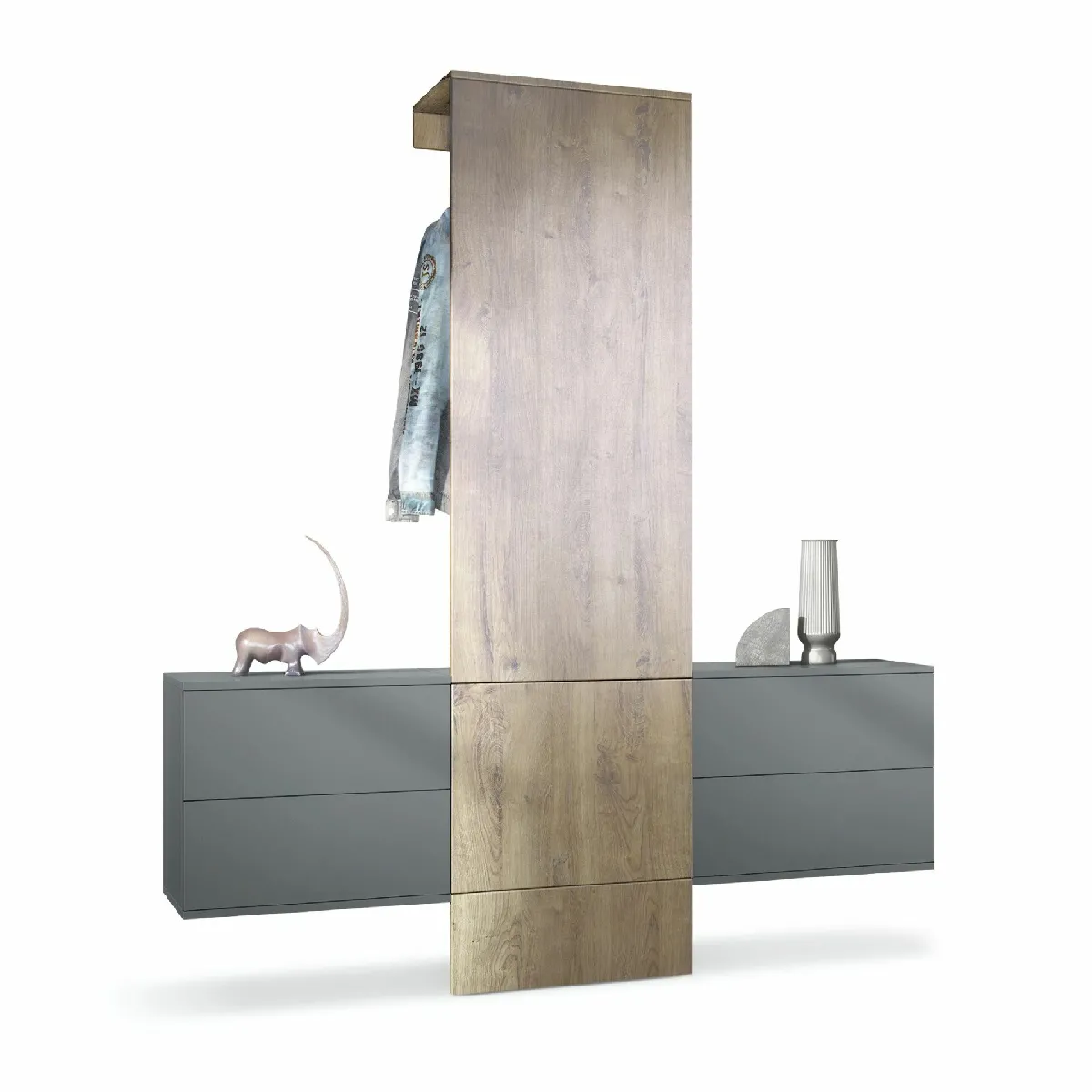 MPC Vestiaire Chêne Ribbeck 157x193x35