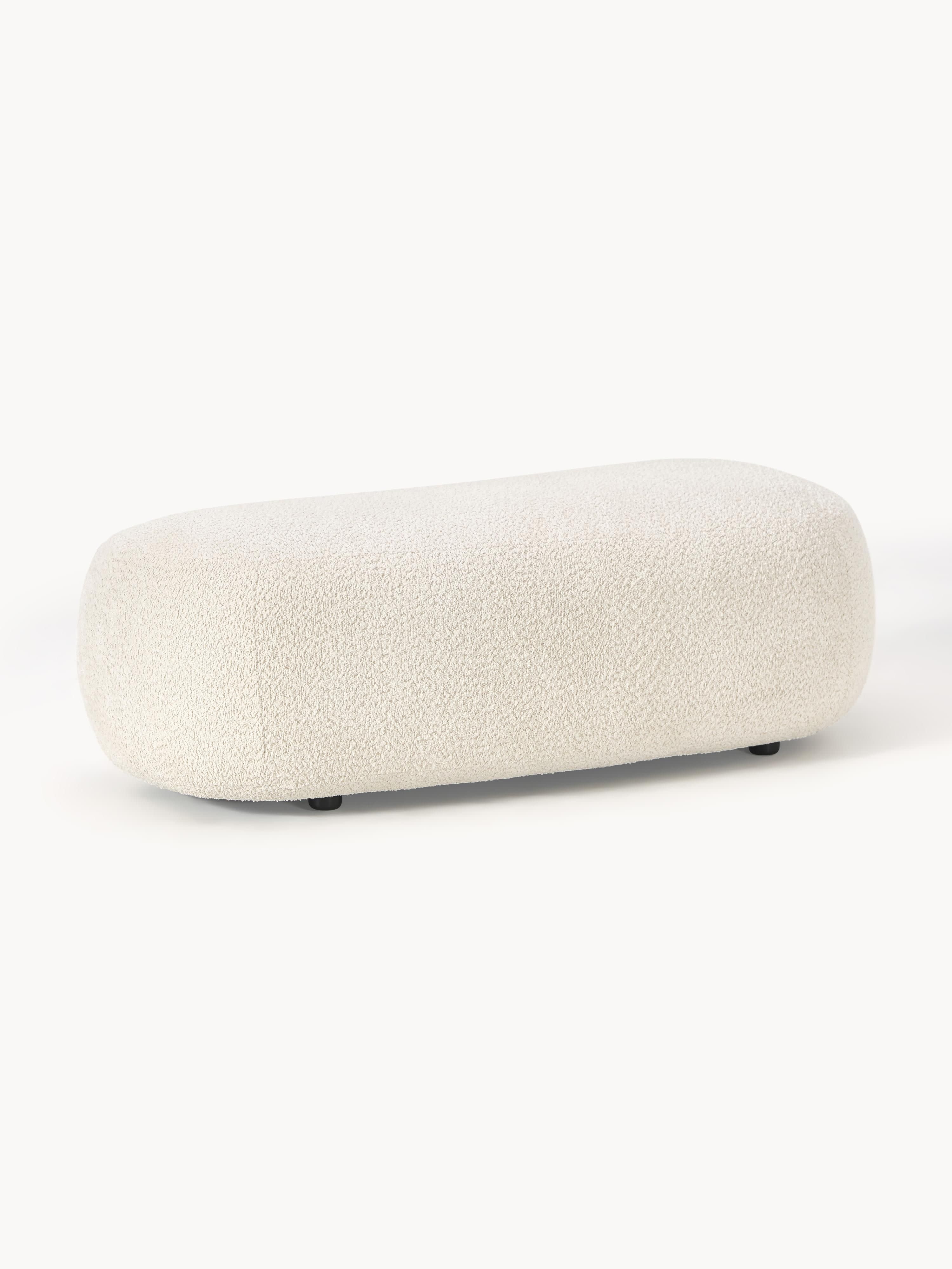 XL poef Alba van teddy bouclé