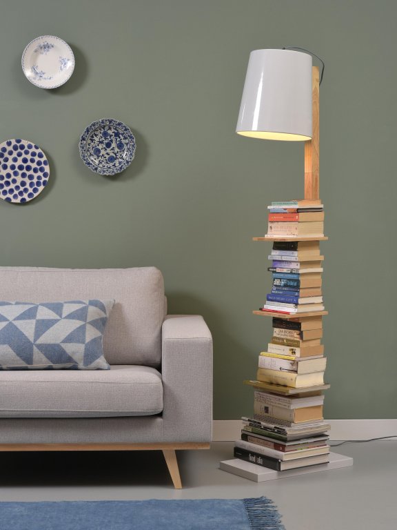 It's about Romi Cambridge vloerlamp wit