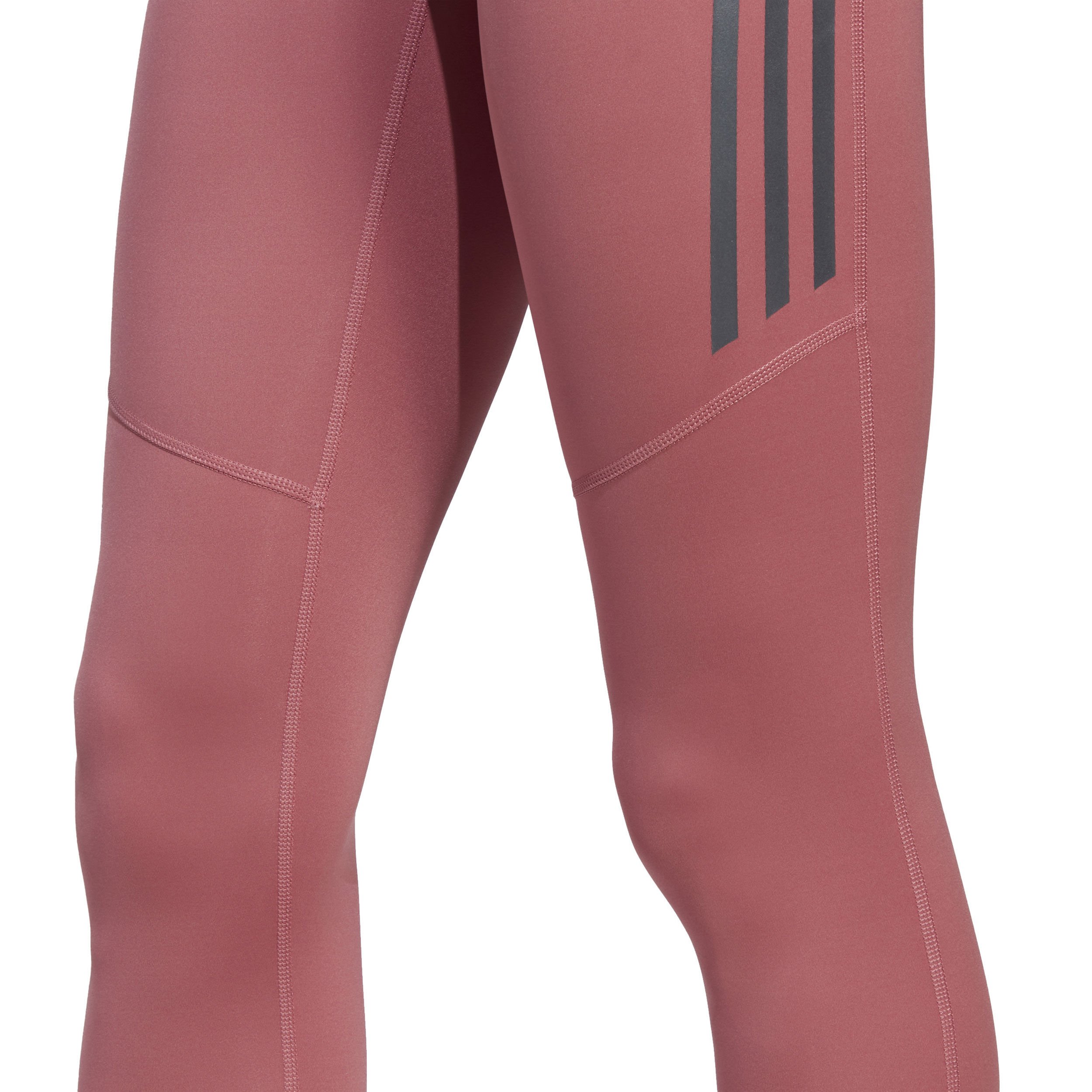 adidas DailyRun 3 Stripes 7/8 Collant Tight Femmes - Pink