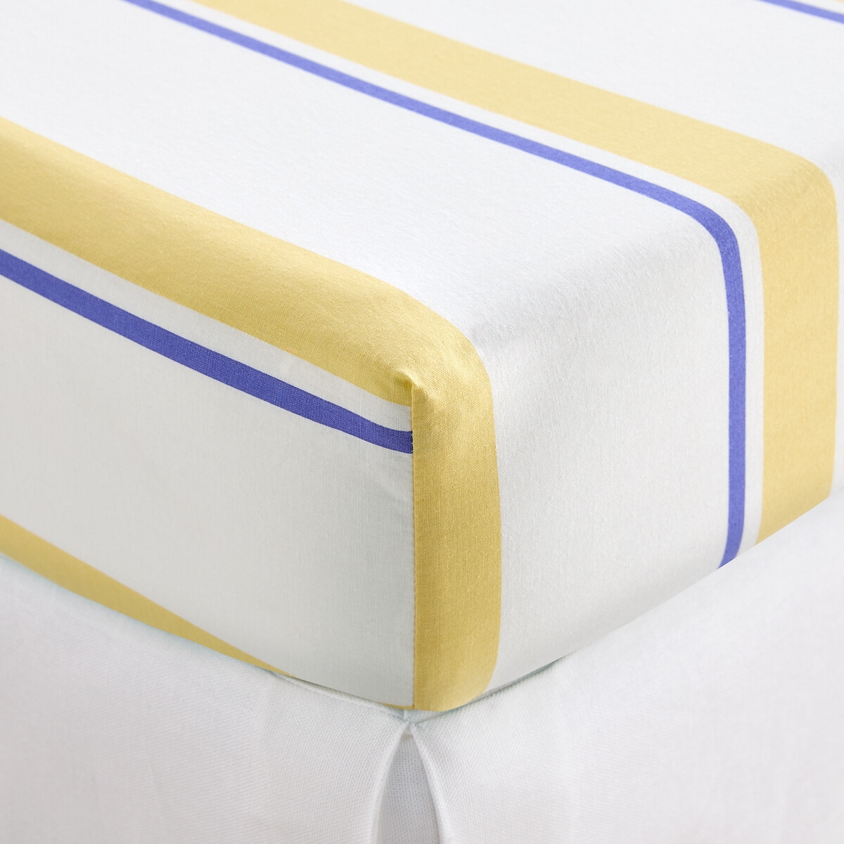 LA REDOUTE INTERIEURS<br>Lençol de baixo infantil com elástico, algodão lavado, dobra de 25 cm, Labhar