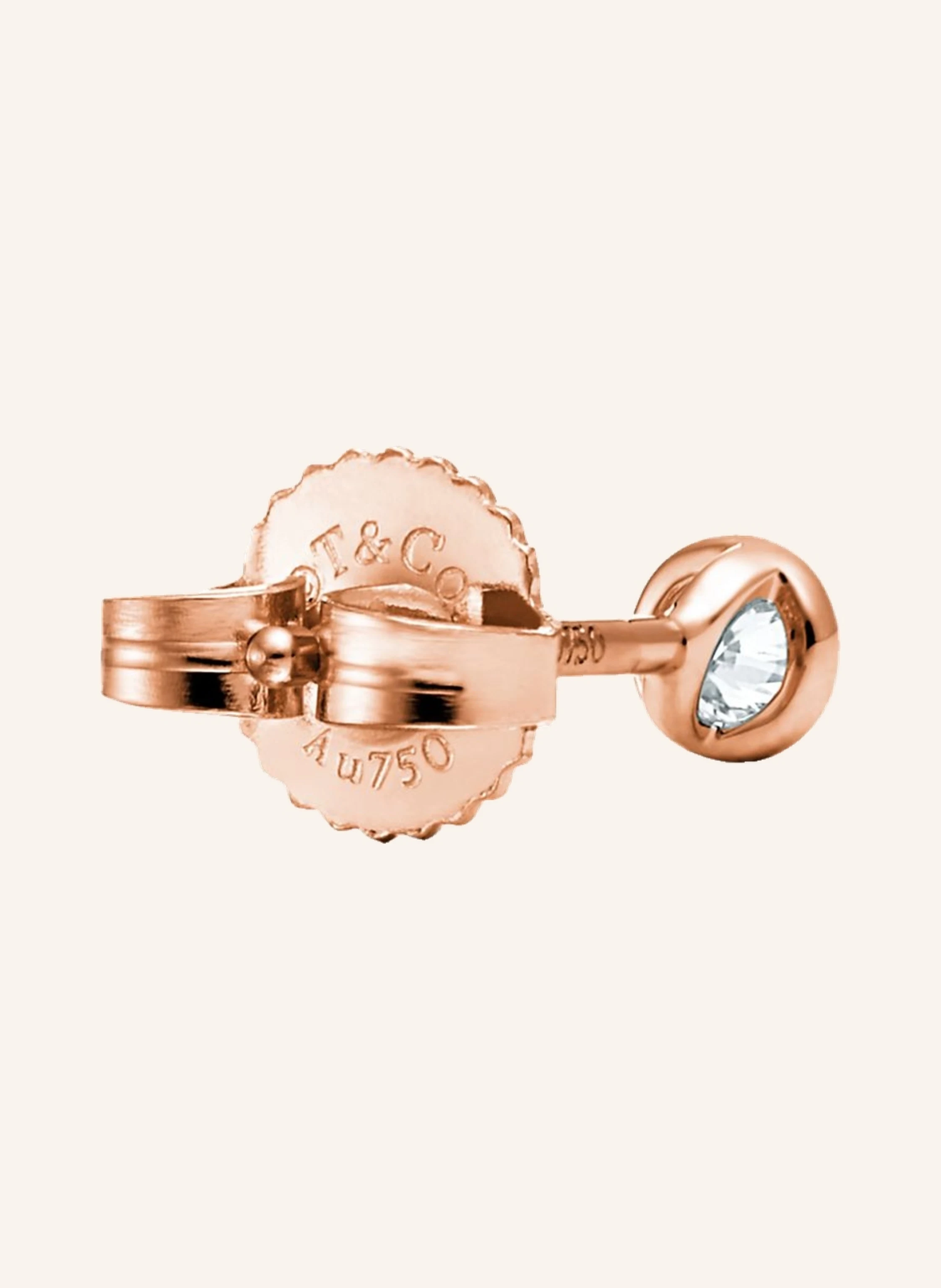 TIFFANY & Co. Elsa Peretti® Diamonds by the Yard® OHRRINGE aus 18 Karat Roségold