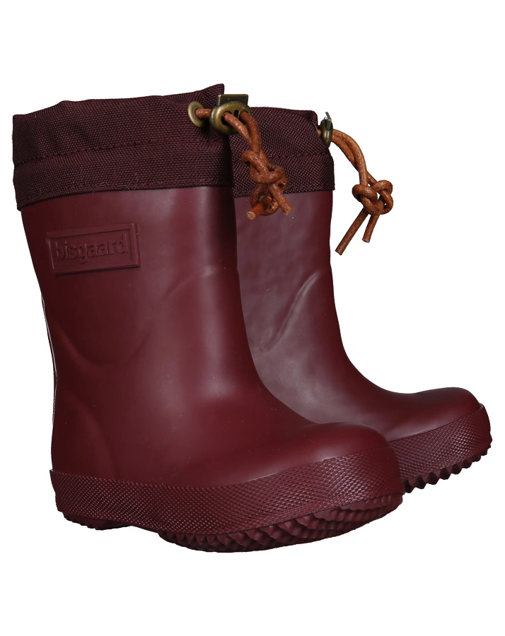 Gummistiefel WINTER THERMO gefüttert in bordeaux
