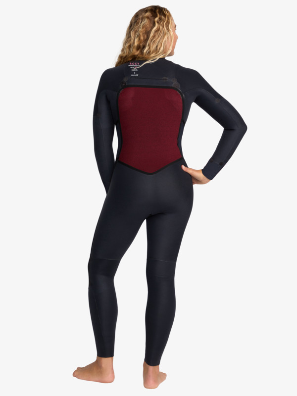 3/2 Swell Natural Combinaison de surf zip poitrine Violet Femme