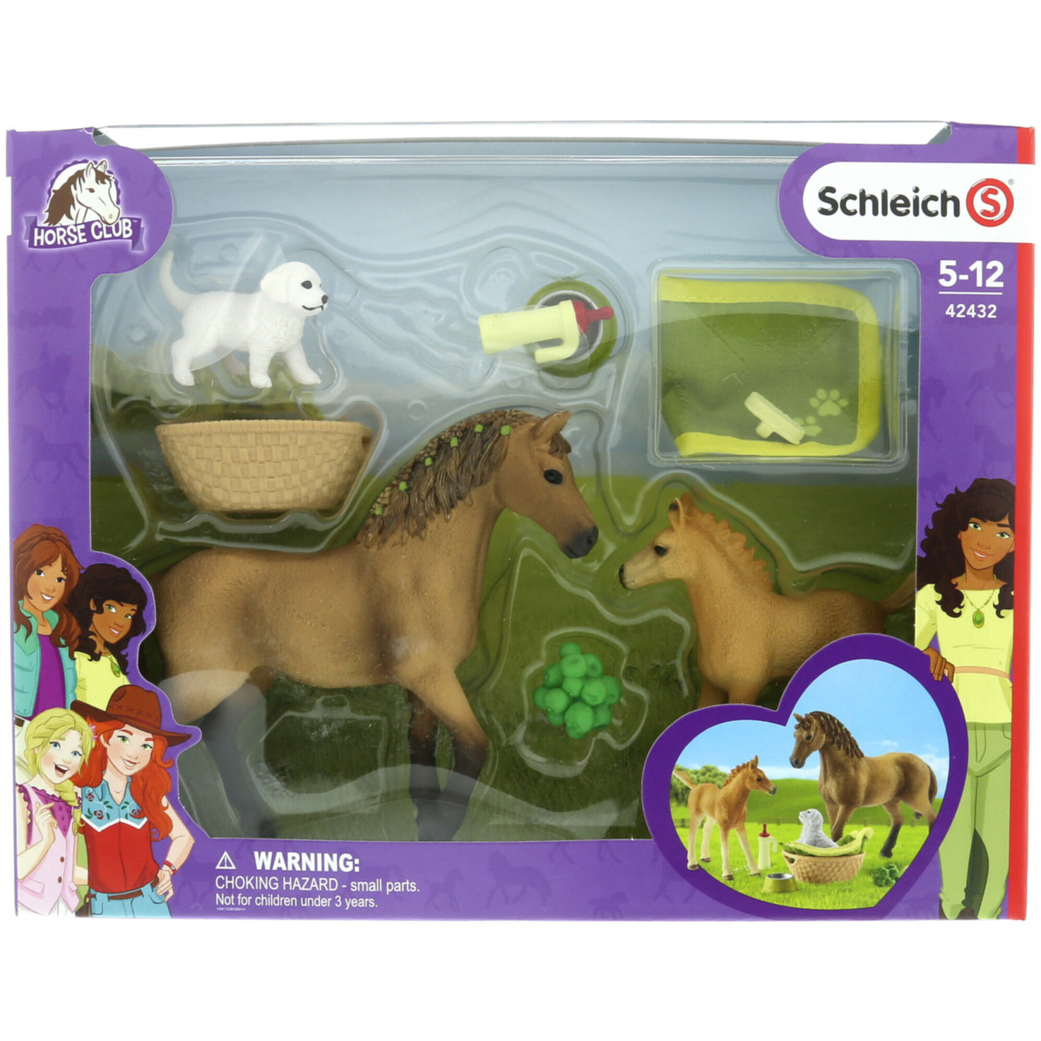 schleich HORSE CLUB 42432 Sarahs Tierbaby-Pflege
