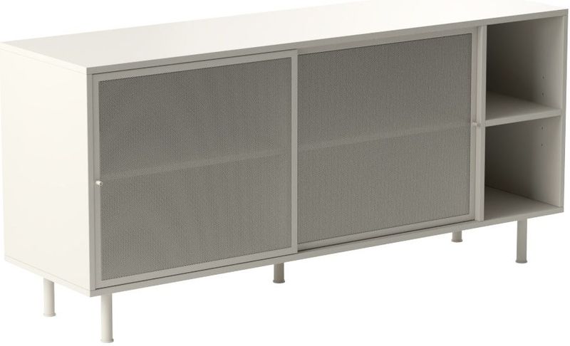 Giga Living - Dressoir - Metaal - Greige - Schuifdeuren - 160cm