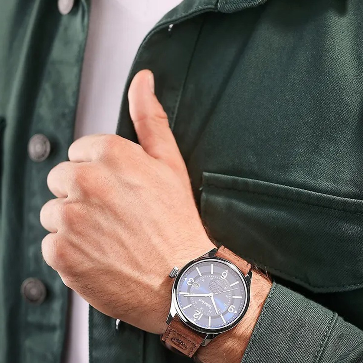 Montre Timberland Blake cadran bleu
