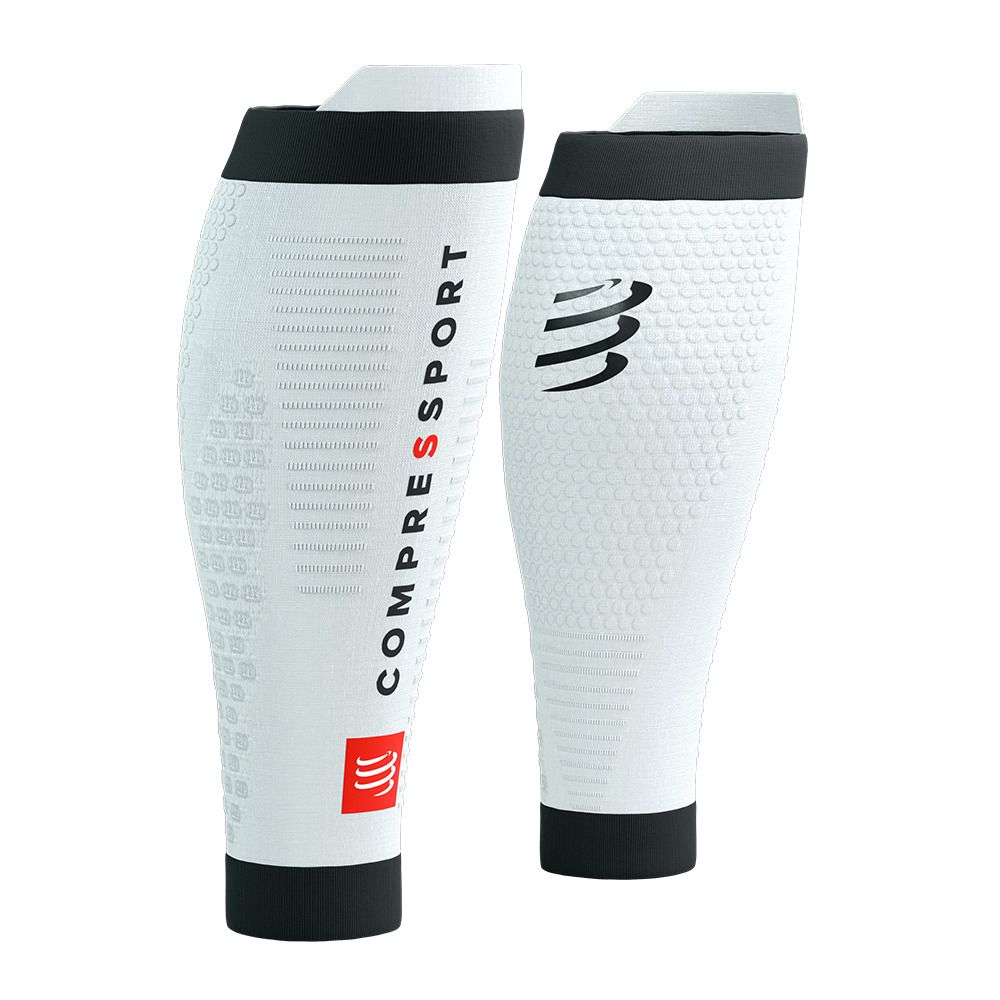 Compressport R2 3.0 - Manchons white/black
