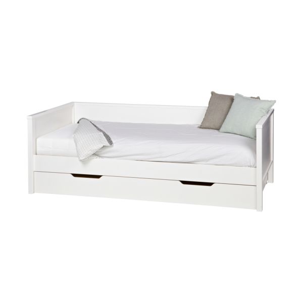 Woood Nikki & Jade Bedlade Wit 90 x 200 cm