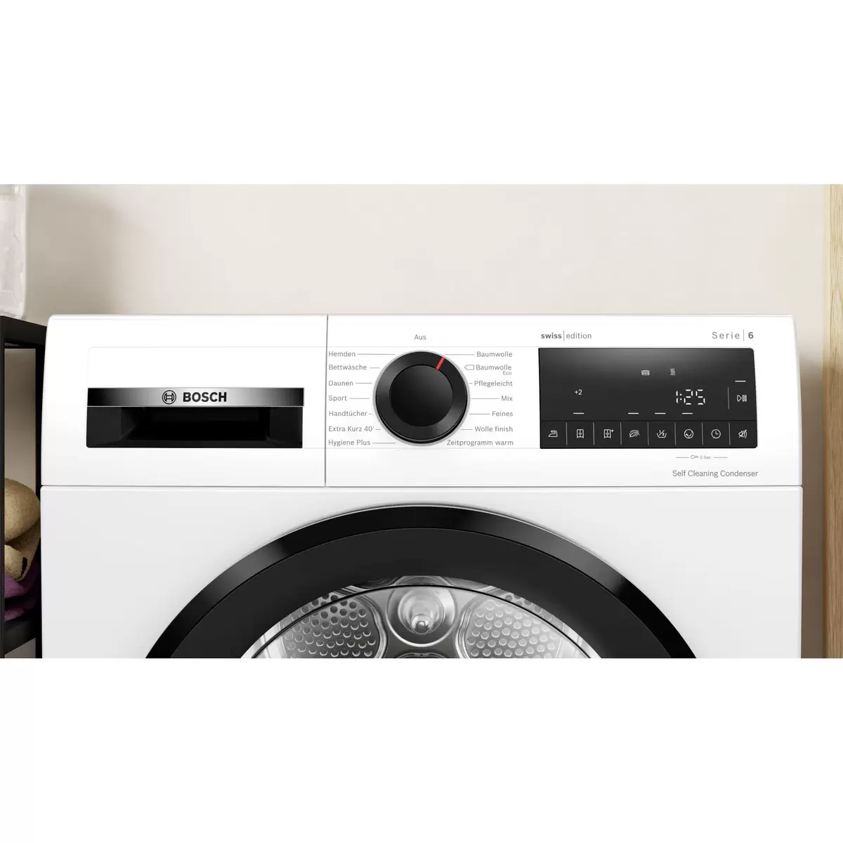 Wäschetrockner 9kg Bosch WQG2450JCH weiss
