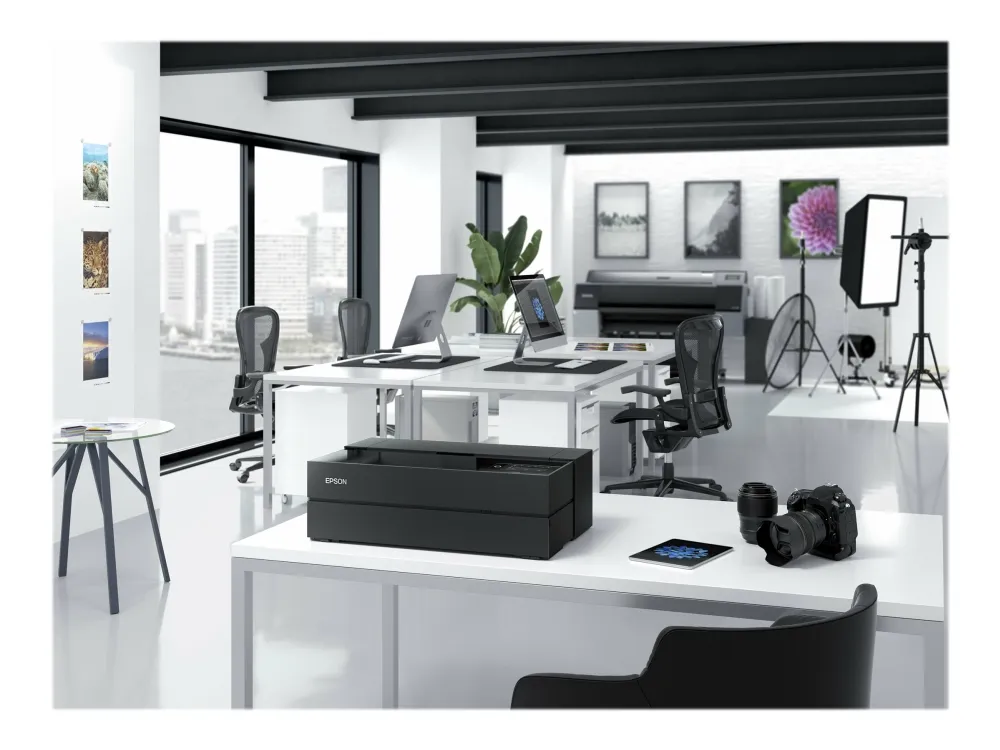 Epson SureColor SC-P700 - Printer - farve - blækprinter - A3 Plus - 5760 x 1440 dpi - kapacitet: 120 ark - Wi-Fi(ac), USB vært, USB 3.0, LAN