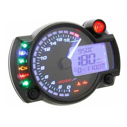 Compteur Digital Koso RX2N+ Gp style Multifonctions universel Universel