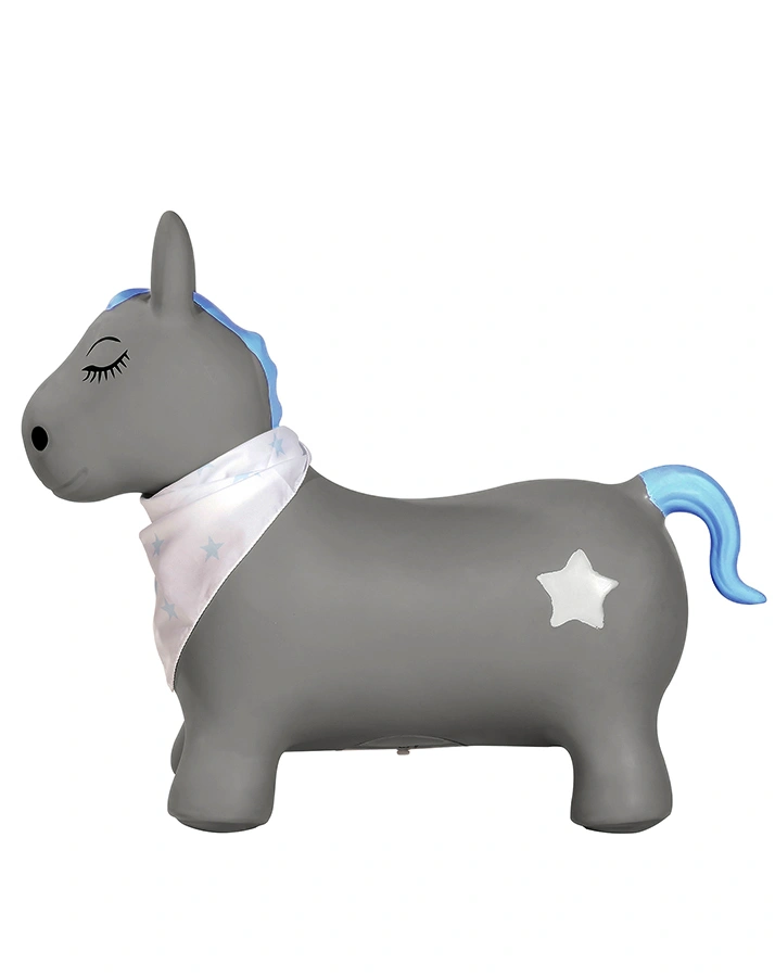 Hüpftier PONY in grau