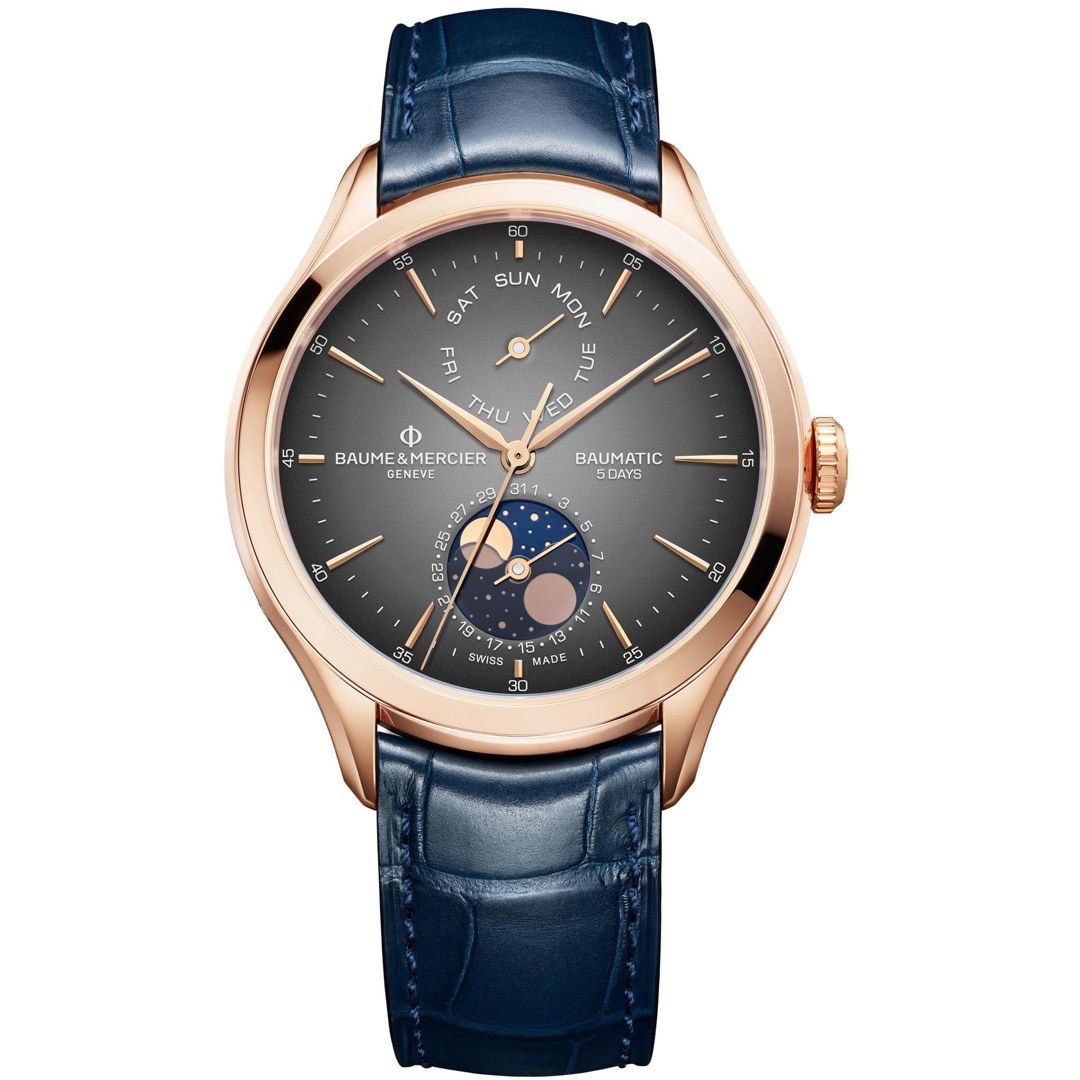 Baume et Mercier Clifton Baumatic Gold 10547 Day Date Mondphase