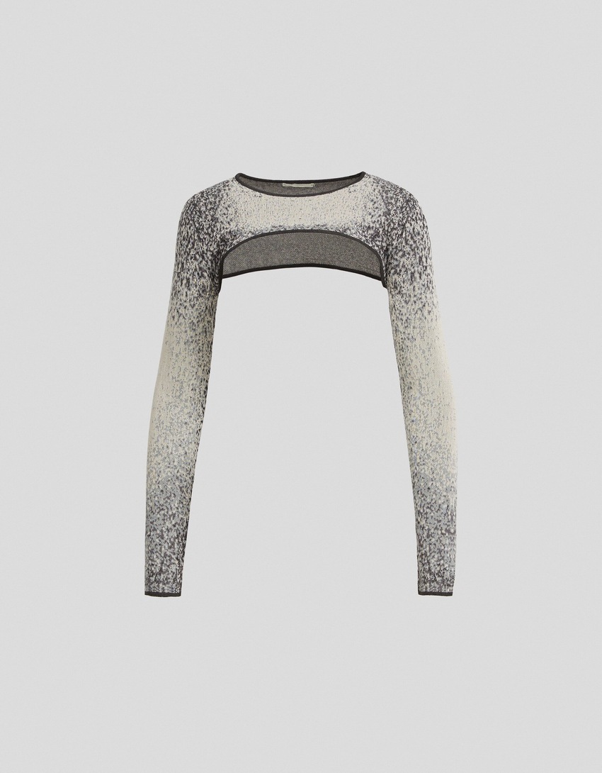 Aquecedores de braço em malha jacquard Generation Bershka