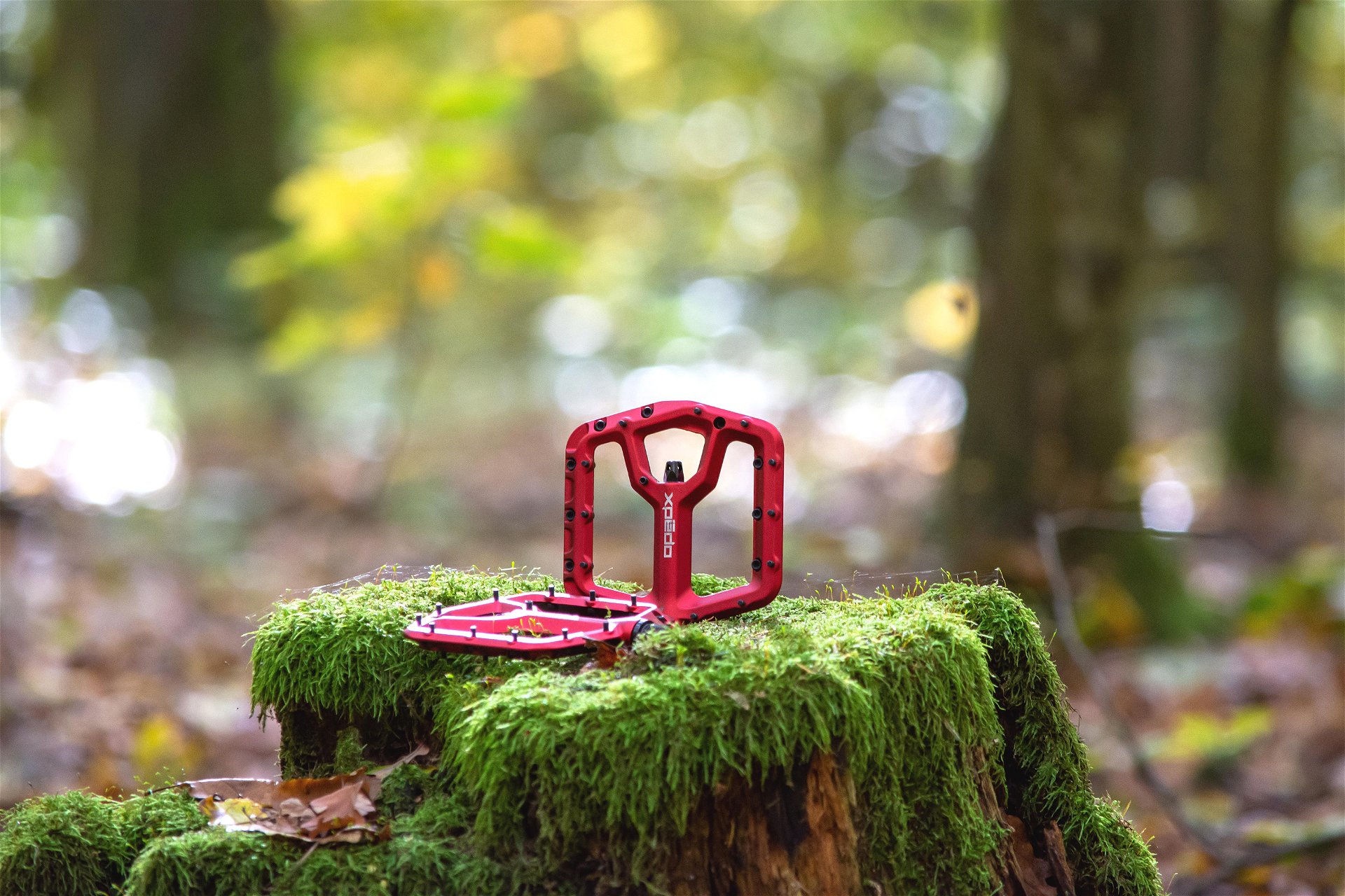 MTB/Plattform Pedal TRIDENT, rot, 9/16