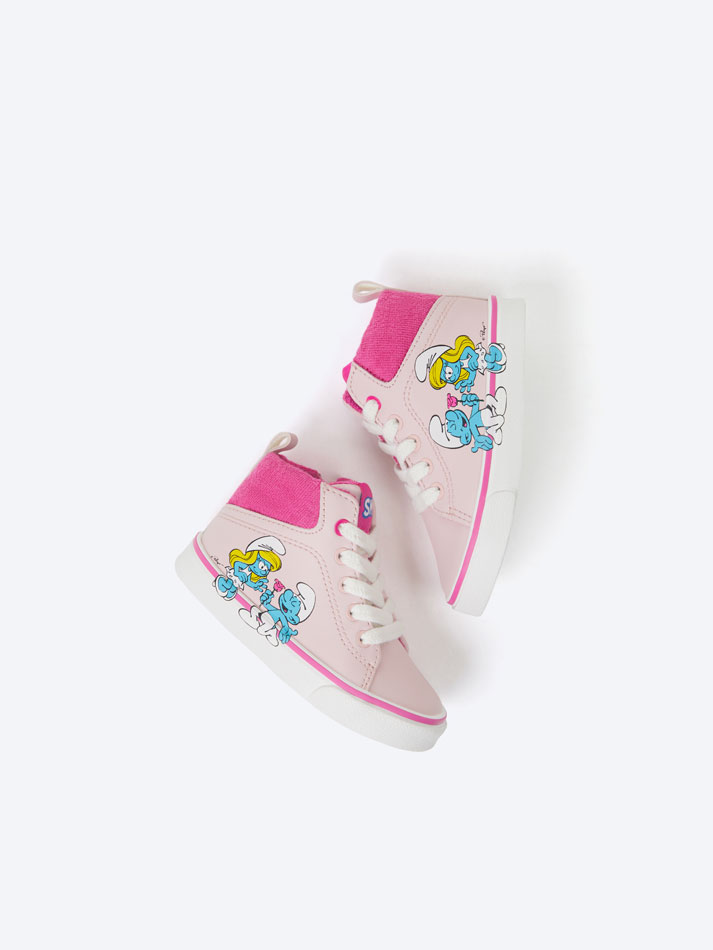 Botinha dos Smurfs Imps - Rosa